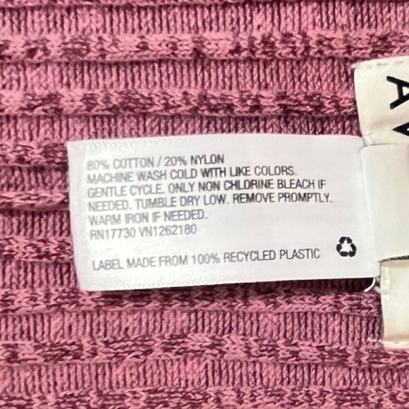 Ava + Viv High Rise Mauve Ribbed Sweater Pants, Size 2X, NWT - Picture 9 of 10